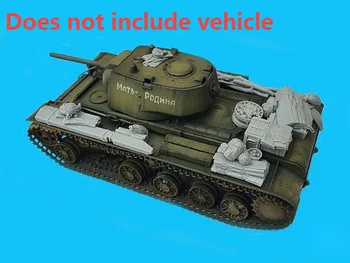 1/35 Raport de turnare de Rășină Făcut Sovietice Tanc Greu KV1 Set Accesorii