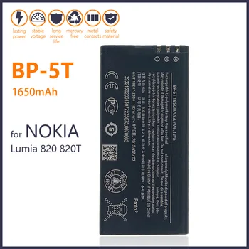 100% Original BP-5T Baterie Pentru Nokia Lumia 820 820T Săgeată RM-878 825 1650mAh Telefonul In Stoc Baterii Noi+numărul de Urmărire