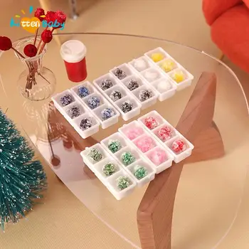 10buc/lot Simulare Bomboane in Miniatura Iaurt păducel bile pentru casă de Păpuși Decor Jucarii de Bucatarie Candy Shop Desert Zahăr Accesorii