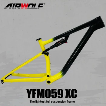1840G 29er Carbon MTB Cadru Full Suspension Biciclete MTB Cadru Max Dimensiune Anvelope De 2.4