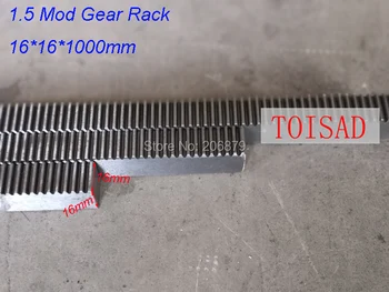 1buc 1,5 M Mucegai 16*16*1000MM Gear Rack de Precizie CNC Rack Dinții drepți Dințate Router