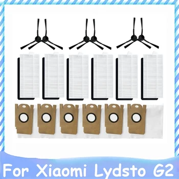 1Set Partea Perie Filtru HEPA Sac de Praf Aspirator Robot Piese de schimb Lavabil Pentru Xiaomi Lydsto G2