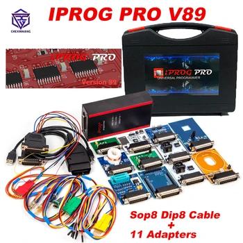 2023 Iprog Pro V89 Set Complet Ecu Programator Cheie Suport de Reset Airbag/Eeprom IMMO/M/Radio Auto/tabloul de Bord Kilometru IPROG+ Instrument