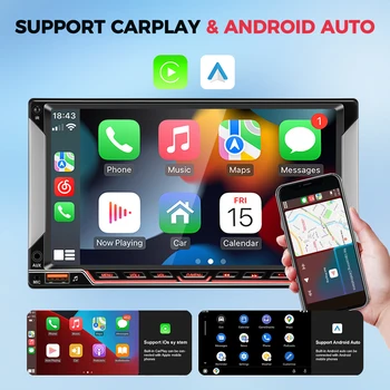 9-inch Android cu Ecran Mare de Navigare GPS Wireless CarPlay MP5 Player Radio Auto Multimedia Player