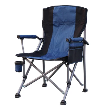 amazon 2021 portabil scaun pliant cu Suport pahar Quad Lombare Spate Scaun în aer liber, scaun pliant