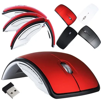 Arc 2.4 G Wireless Pliere Mouse-ul fără Fir Soareci USB Pliabil Receptoare de Jocuri de Calculator, Laptop, Accesoriu
