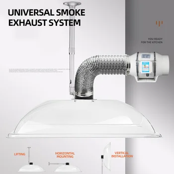 Bucătărie De Evacuare A Fumului Mașină Comerciale Purificator De Aer De Evacuare Hota De Bucatarie Aspiratore Cucina