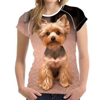 Caine minunat 3D de Imprimare T-shirt pentru Bărbați și Femei O-gât Scurt cu mâneci Supradimensionate de Moda Rochie de Vara tricou Femei XXS-6XL