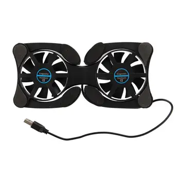 Caracatita Cooler USB Dual Fan Mini Portabil de Răcire Extern Pentru Laptop