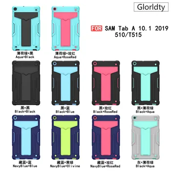 Caz Pentru Samsung Galaxy Tab UN 2019 SM-T510 SM-T515 10.1 inch 2019 Non-toxice pentru Copii în condiții de Siguranță Grele Silicon husa pentru tableta