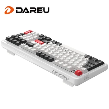DAREU A98 Master Tri-mode Hotswappable Tastatură de Gaming Garnitura Sistem Reglabil, PBT Taste, RGB ,PCB Taste Tastatură fără Fir