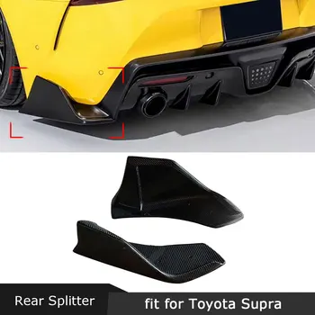 De înaltă Calitate din Fibră de Carbon Material Bara Spate Repartitoare FRP Negru Clape Șorț pentru Toyota Supra-Un Stil 2019 2020