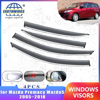 Deflectoare de vânt pentru Mazda Premacy Mazda5 Mazda 5 2005~2018 Accesorii Auto Fereastră Ploaie Spranceana Paznici 2015 2010 Copertina Soare Tapiterie