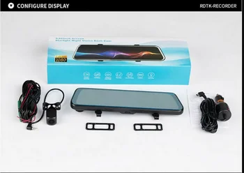 DVR auto Hd Night vision Masina wifi 10 inch touch screen dashcam Parcare de monitorizare v10