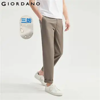 Giordano Bărbați Pantaloni Ușoare Sportiv Buton De Închidere Zip Zbura Pantaloni High-Tech Rece Multi-Pocket Slim Pantaloni Mulati 01111087