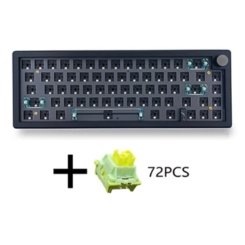 GMK67 Personalizare Tastatură Mecanică+Var Comutator Mut Kit Suport Hot-Swappable RGB lumina de Fundal Tastatură Mecanică