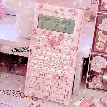 Kawaii Sanrio Calculator Mymelody Cinnamorroll Kuromi de Desene animate Creative Calculator pentru Copii Papetărie Student Cadou de Vacanță