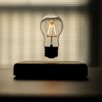 Levitația magnetică Bec Lampă de Noapte Mic Decorative Lampă de Masă Roman Ornament Lumina Cu difuzor Bluetooth Creative Lumina de Noapte