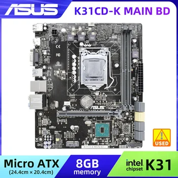 LGA 1151 Placa de baza ASUS K31CD-K PRINCIPALE BD DDR4 Intel H110 DVI SATA3 USB3.0 PCI-E X16 Suport Core i7, i5 si i3 PROCESOR Placa de baza