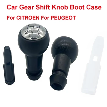 Masina Schimbătorului de Viteze Boot Acoperire Pentru Peugeot 307 206 207 Pentru CITROEN C1 C3 C4 Gear-Shift Handbal Capul Shift-maneta Accesorii