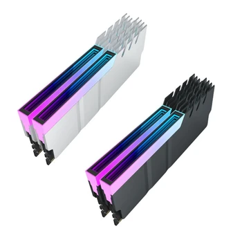 Memorie Radiator de Răcire din Aluminiu ARGB Lumina Radiator cu Multi-Moduri de culoare