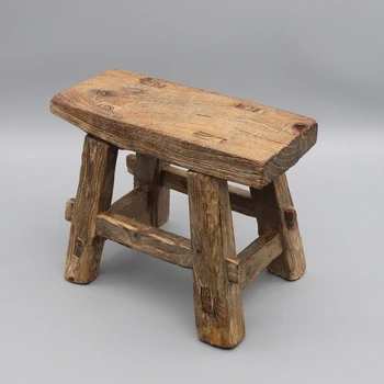 Mic scaun de lemn, veche, din lemn Masiv, Chineză antică