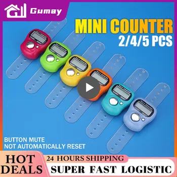 Mini Deget Contra LCD Electric Display Digital Cu Lumina Tally Counter Stitch Marker de Cusut, de Tricotat Țese Buddha Rog Fotbal