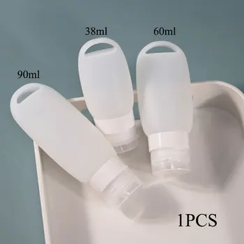 Mini Silicon Strângeți Sticla 38/60/90ml Călătorie Dimensiunea Reîncărcabile Cosmetice Containere Reutilizabile Șampon Gel de Duș Eliberarea de Sticle