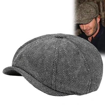 Moda Primavara-Vara Casual, Berete, Pălării pentru Bărbați Britanici Stil Occidental Capota Tatăl Pălărie Bunicul Capac de Protectie solara Bereta 1 buc