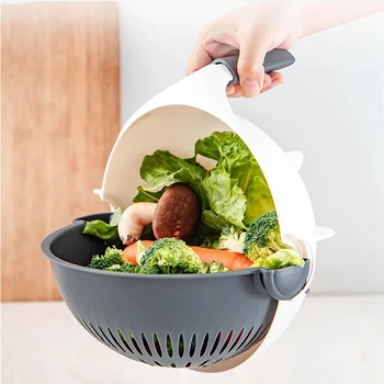 Multifuncțional Accesorii de Bucatarie Manual Salata de Fruct Magic Slicer Mașină de tăiat Legume Chopper instrument