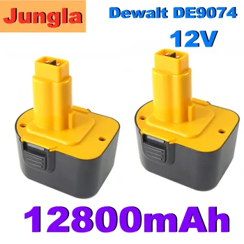 Noi 12V 12800mAh Instrument de baterie pentru Dewalt DE9074 DC9071 DE9037 DE9071 DE9075 DW9071 DW9072 DW9074 DC727 DC756 DC980 DC981 DW051