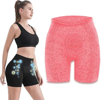 Noi Shapermov Ion Modelarea pantaloni Scurți Confort Respirabil Tesatura Fund de Ridicare pantaloni Scurți pentru Femei Contine Turmalina Tesatura Yogashorts