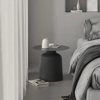 Nordic dormitor noptieră partea câteva wabi-sabi stil minimalist fier noptieră personalitate creatoare masuta de cafea mic muebles