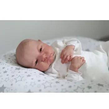 NPK 19inch Pictat Deja Terminat Levi Treaz Copil Nou-născut Dimensiune Renăscut Baby Doll 3D Pielea Vene Vizibile realiste Copil Real