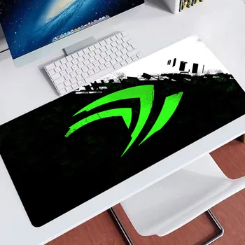 Nvidia Logo-ul de Jocuri de noroc Accesorii de Joc Tastatură Deskmat 900x400 Pc Protector Pad Birou Cauciuc Natural Moale Mousepad pentru CS GO LOL