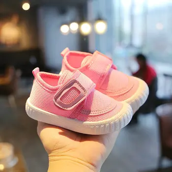 Ochiurilor de plasă Băieți Fete Adidași coreeană 1-4y Toamna Copii Pantofi Mary Jane pentru Copii Moda Solid Prima Walker Pantofi Noi Non-alunecare de 22-27