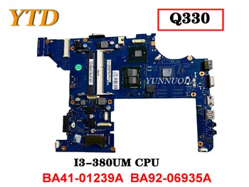 Original Pentru SAMSUNG Q330 placa de baza Laptop I3-380UM CPU BA41-01239A BA92-06935A Testat Bun Transport Gratuit