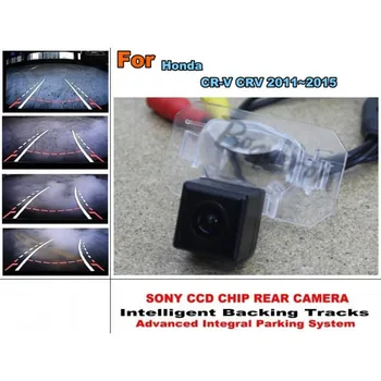 Pentru Honda CR-V CRV 2011~2015 Smart Piese Chip / HD CCD Inteligenta Dinamice de Parcare Spate Vedere aparat de Fotografiat