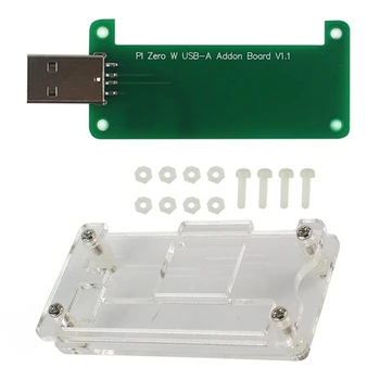 Pentru Raspberry Pi Zero 2W Adaptor USB+Acril Shell USB, placă de Expansiune Converter Calculator