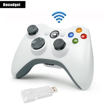 Pentru Xbox 360/PC Gamepad Wireless 2.4 G Controler de Joc de Jocuri de noroc la Distanță Joystick 3D Rocker Joc se Ocupe de Instrumente Părți