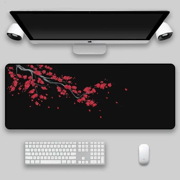 Romantic Floare de Cires XXL Mari Mouse Pad Laptop Pad Cauciuc Computer Desktop Accesorii Anime Birou Simplu Gamimg Masă Pad