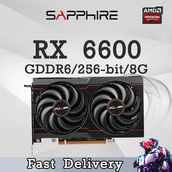 Sapphire RX 6600 8G GDDR6 128bit joc desktop computer graphics card benchmarkingRX6600