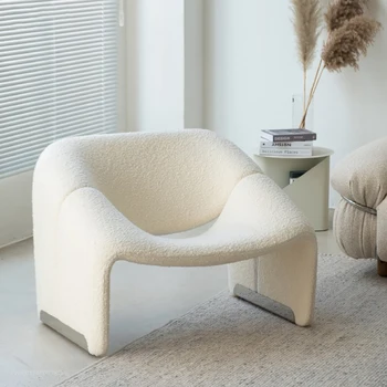 Stil Nordic Agrement Canapea Scaun Singur Designer De Lumină Scaun De Lux, Mobilier Simple, Creative Home Living Canapea Scaun