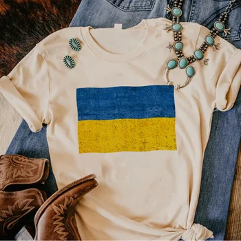 Ucraina Ucraina Ucraina tricou femei harajuku grafic amuzant top fata de 2000 amuzant y2k îmbrăcăminte