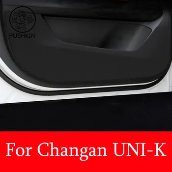 Ușa de la mașină Anti Kick Pad din Piele Folie de Protectie Pentru Changan UNI-K UNIK 2021-2023 Protector Autocolante Trim Accesorii Auto