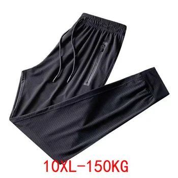 Vara Toamna pantaloni sport ole Breatable pantaloni de trening Barbati plus dimensiune 8XL 9XL 10XL bi vânzări în funcție de pantaloni stre elasticitatea Pantaloni
