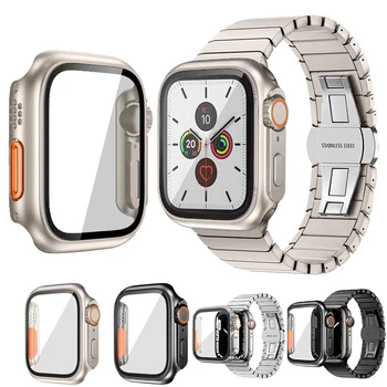 Watchcase cu Curea pentru Apple Watch 1-8 Ultra 49MM, rezistent la apa Caz, Modificate Watchcase Pentru Iwatch 8/7/6/5/4/3/2/1/SE