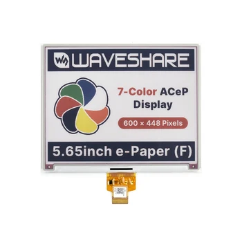 Waveshare 5.65 Inch Colorate de E-Hârtie E-Ink Prime de Afișare, 600X448 Pixeli, As 7-Culoare, SPI Interface Suporta