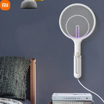 Xiaomi Electric Mosquito Killer cu Lampa UV USB 1200MAH baterie Reîncărcabilă Bug Zapper Vara Swatter Zbura Capcana Acasă Bug Insecte Racheta