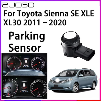 ZJCGO Senzor de Parcare Kit-ul Auto Parktronic Fundal Inversă Radar Monitorizează Sistemul pentru Toyota Sienna SE XLE XL30 2011~2020